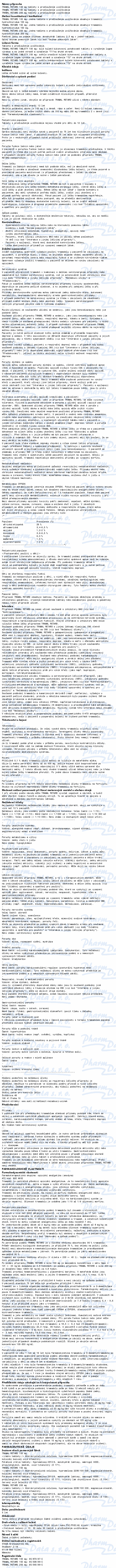 Tramal Retard 150mg tbl.pro.30 III