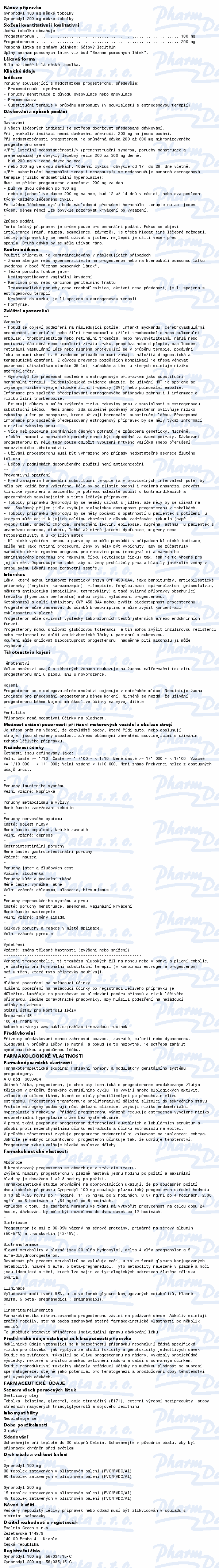 Gynprodyl 100mg cps.mol.30