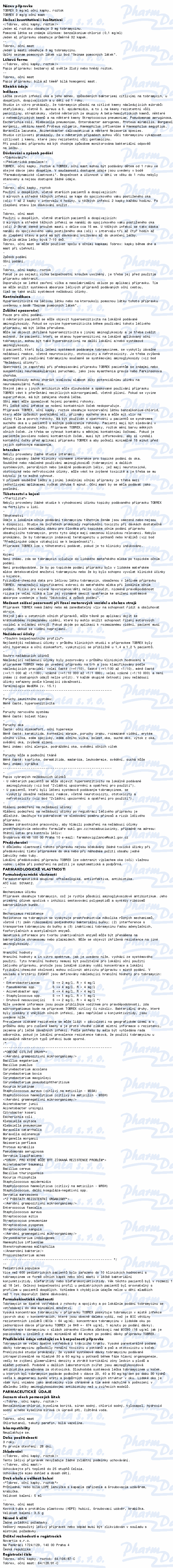 Tobrex 3mg/ml oph.gtt.sol. 1x5ml