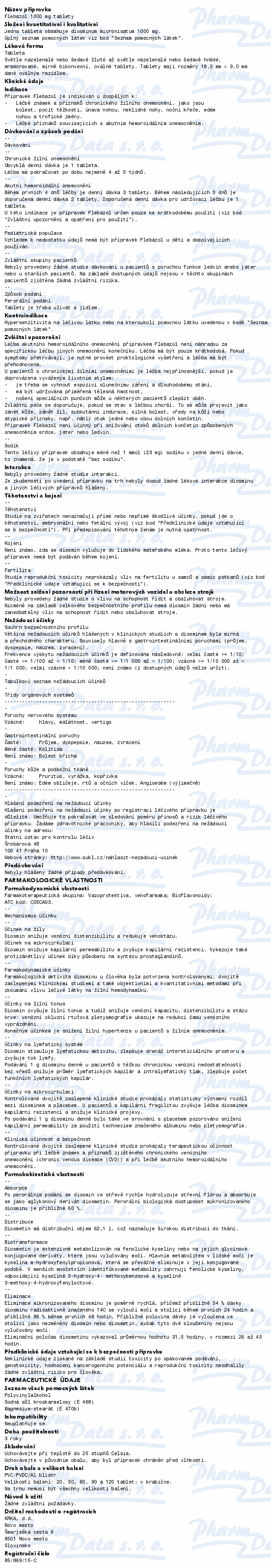 Flebazol 1000mg tbl.flm.90