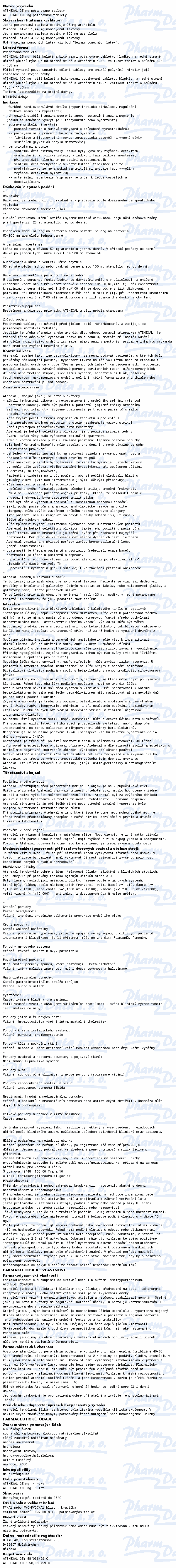 Atehexal 100mg tbl.flm.100 I