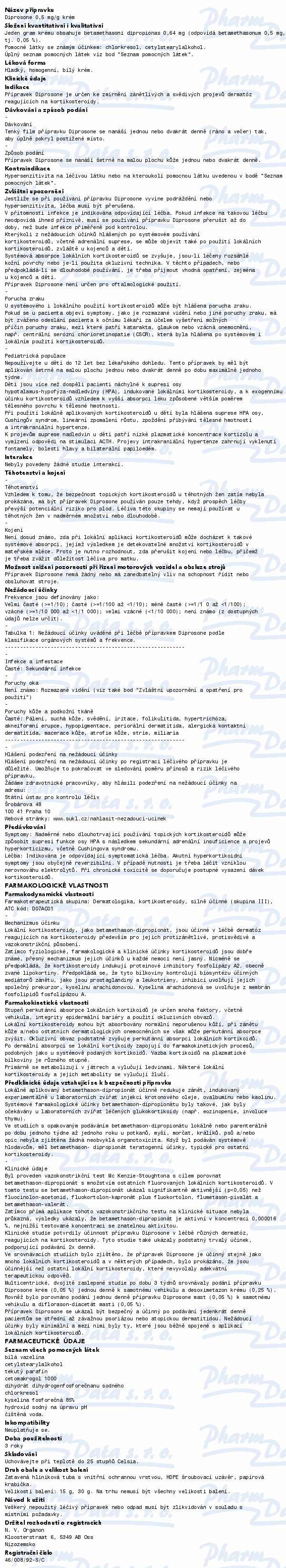Diprosone 0.5mg/g crm.30g
