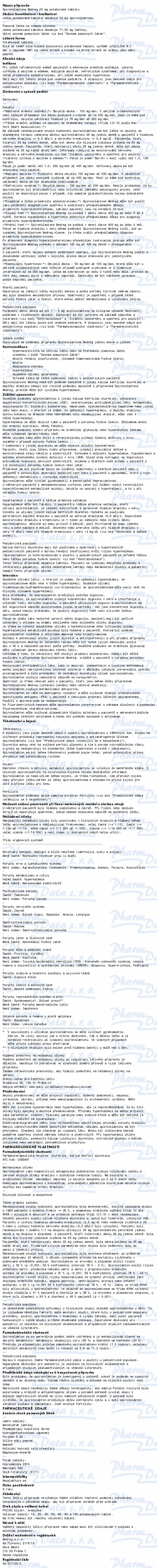 Spironolactone Medreg 25mg tbl.flm.100