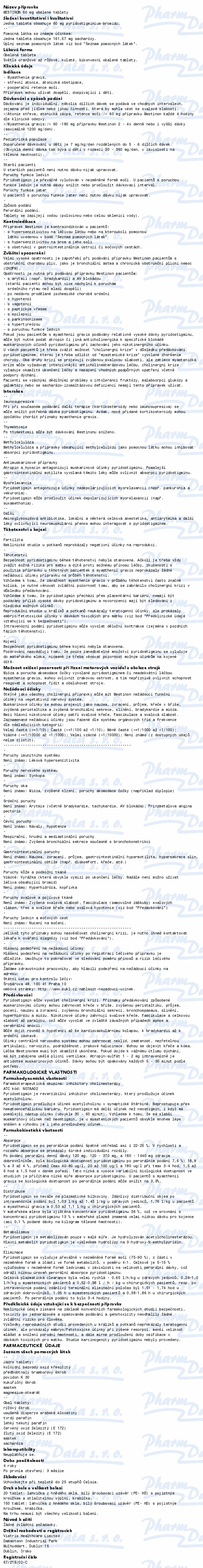 Mestinon 60mg tbl.obd.150
