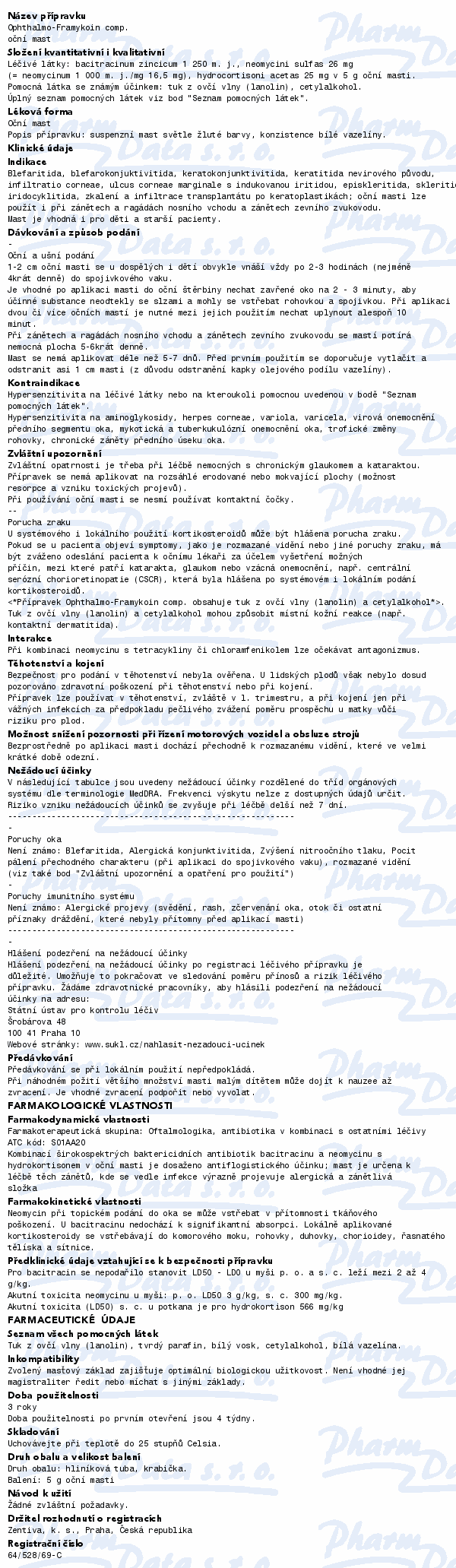 Ophthalmo-Framykoin Compositum ung.opht.1x5g