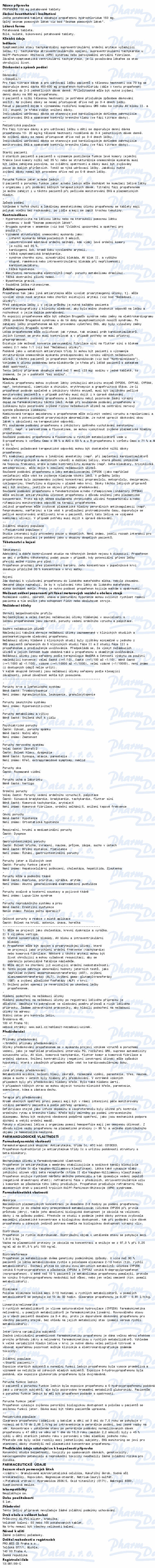 Propanorm 150mg tbl.flm.50
